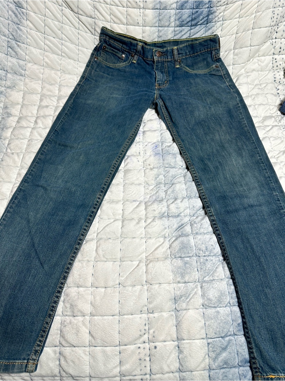 Levi's Men's 511 Straight Jeans in Medium Blue Wash